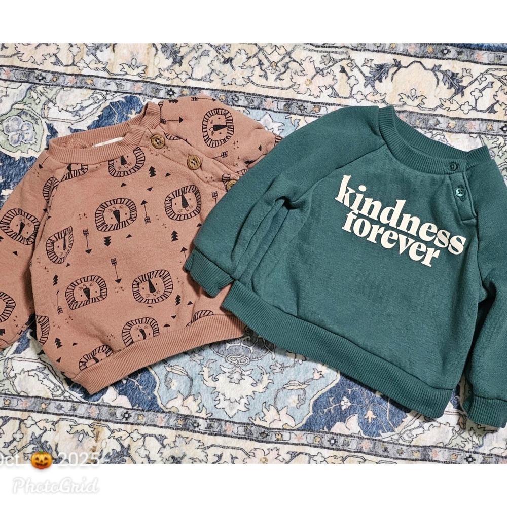 Cat & Jack Green 'Kindness Forever' Sweatshirt